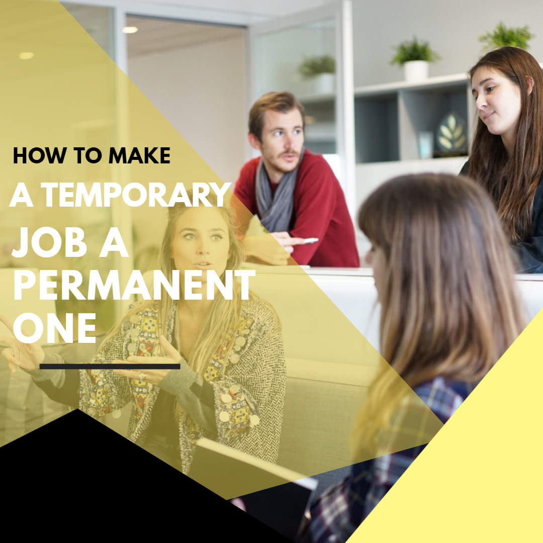 Make a temp job a permanent one in Wiltshire